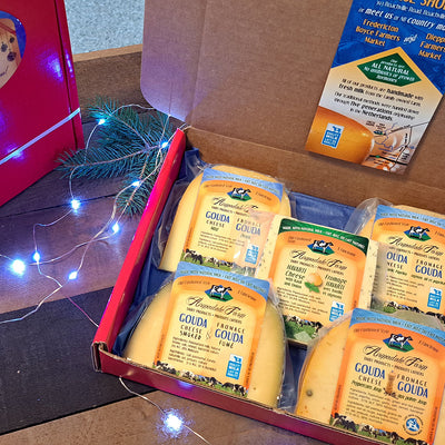 Christmas Cheese Gift Box