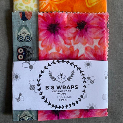 Beeswax Wraps 4 Pack