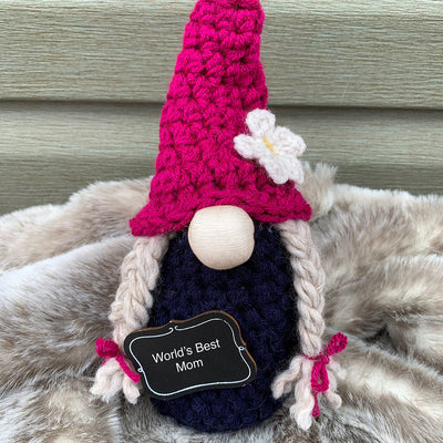 Personalized Crochet Gnome