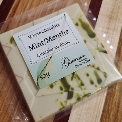 Whyte Mint 50gr Vegan Chocolate Bar