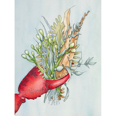 Lobster & Seaweed Bouquet Giclee Print