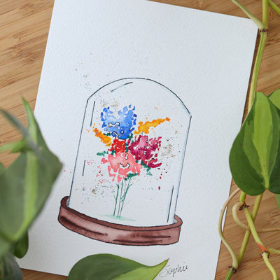 Eternal Flowers Greeting Card