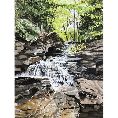 Peinture Garden Creek Falls