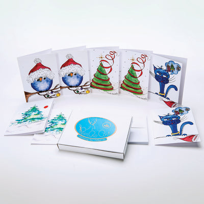 Collection de cartes de voeux de Noël