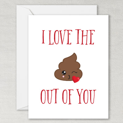 Poop Emoji Greeting Card