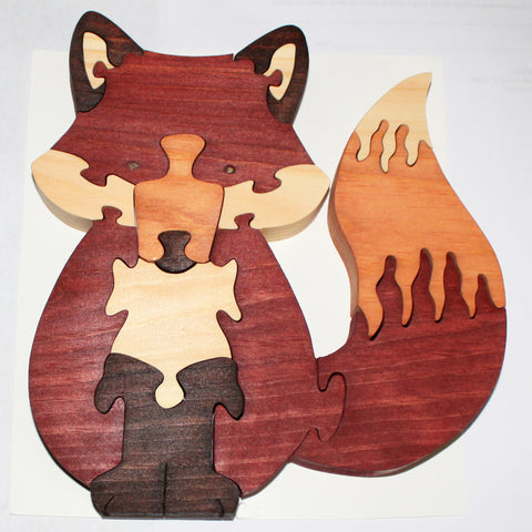 Wood Fox puzzle